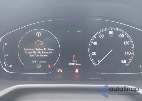 2019 Honda Accord Ex-L z USA, uszkodzony, nr VIN 1HGCV1F54KA112435